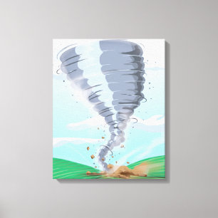 Tornado Twister Canvastryck