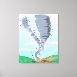 Tornado Twister Canvastryck