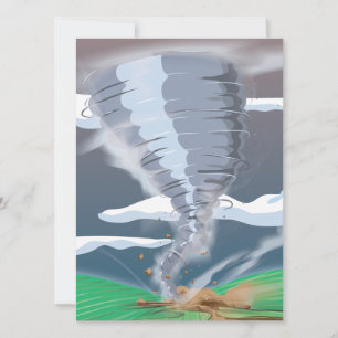 Tornado Twister Inbjudningar