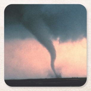 Tornado Underlägg Papper Kvadrat