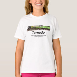 Tornado Vintage Steam Tåg Engelskt lokomotiv T Shirt