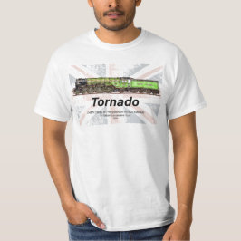 Tornado Vintage Steam Tåg Engelskt lokomotiv T Shirt
