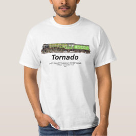Tornado Vintage Steam Tåg Engelskt lokomotiv T Shirt