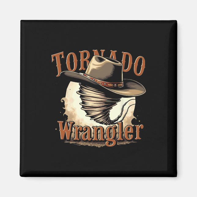 Tornado Wrangler CowboyWrangler Women Manar Kid Magnet (Framsidan)