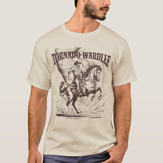Tornado Wrangler Shirt CowboyWrangler T (Framsida)