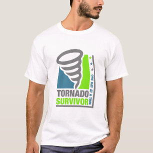 Tornadoöverlevande - ta det en dag i sänder t shirt