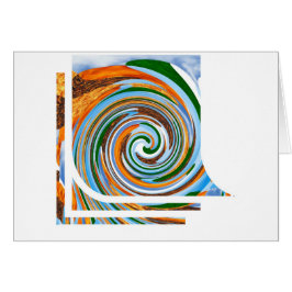 Tornadorevolutionen vinkar: Natur härliga Blaast Hälsningskort