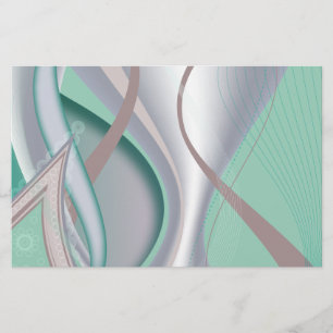 Tornadot abstrakt Chocolate Mint Brevpapper
