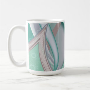 Tornadot abstrakt Chocolate Mint Kaffemugg