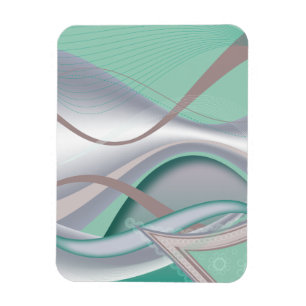 Tornadot abstrakt Chocolate Mint Magnet