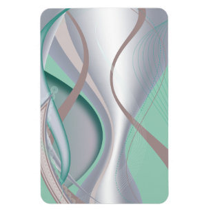 Tornadot abstrakt Chocolate Mint Magnet