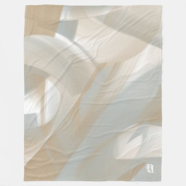 Tornadot Fleece Blanket Abstrakt Home Trend Sandy  (Framsidan)
