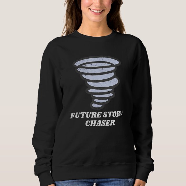 Tornadot Future Storm Chaser Weather Meteorolog T Shirt (Framsida)