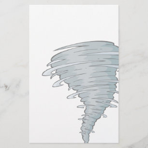 Tornadoteckning Brevpapper