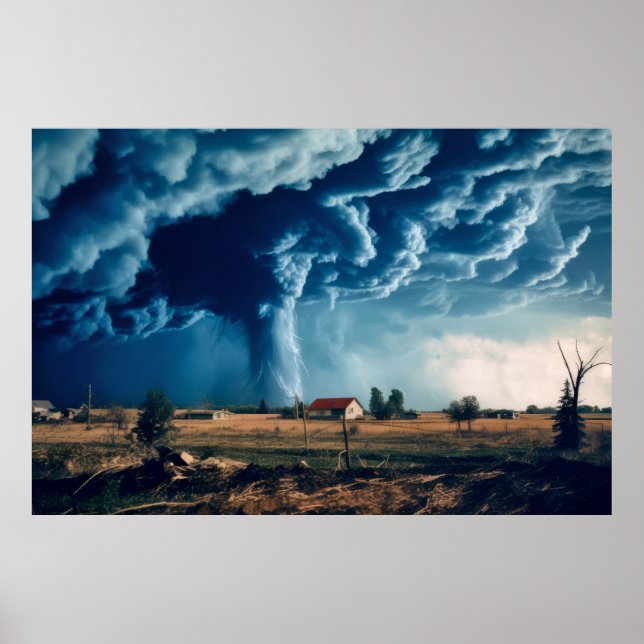 Tornadots natur tvingar fram frigörandet av kraftv poster (Framsidan)