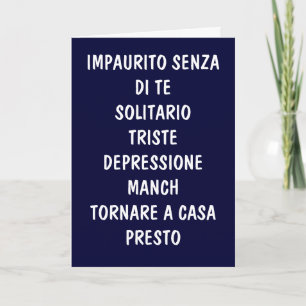 TORNARE EN CASA-PRESTO (KOM HEM SNART) KORT