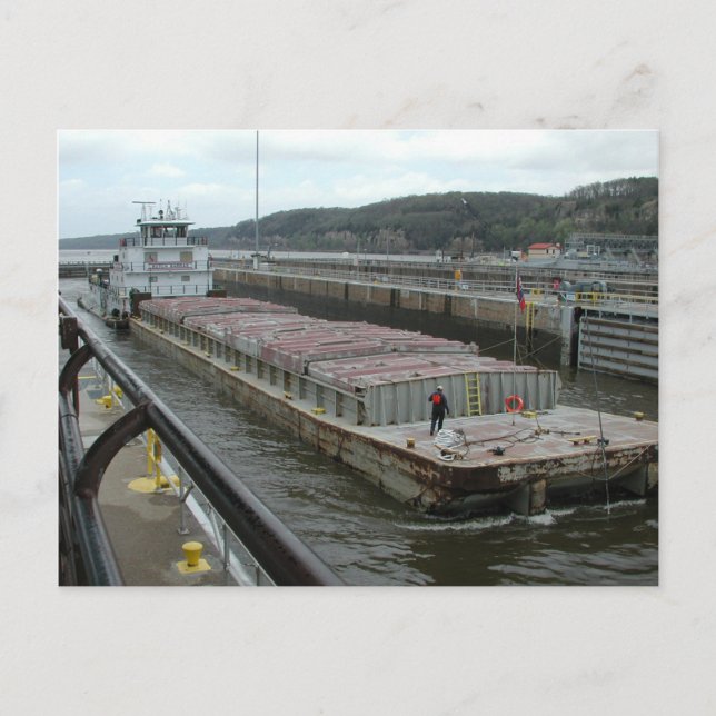 Tornbåtar på Mississippi Vykort (Framsida)