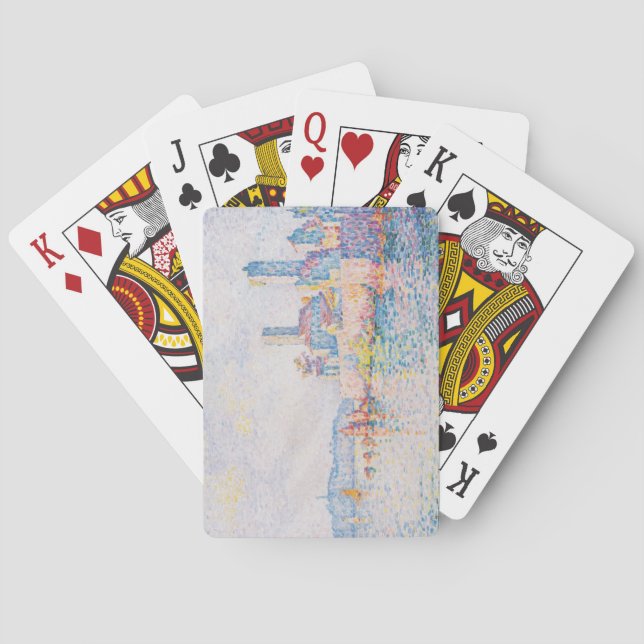 Tornen Antibes (av Paul Signac) Casinokort (Baksidan)