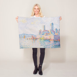 Tornen Antibes (av Paul Signac) Fleecefilt