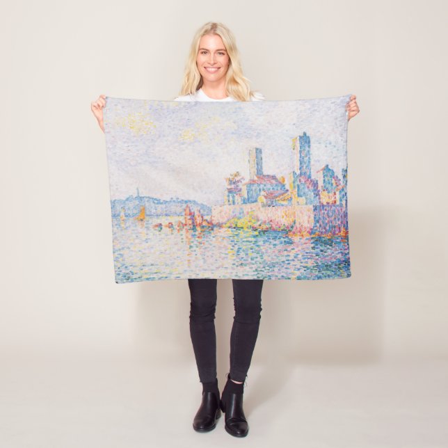 Tornen Antibes (av Paul Signac) Fleecefilt (På plats)