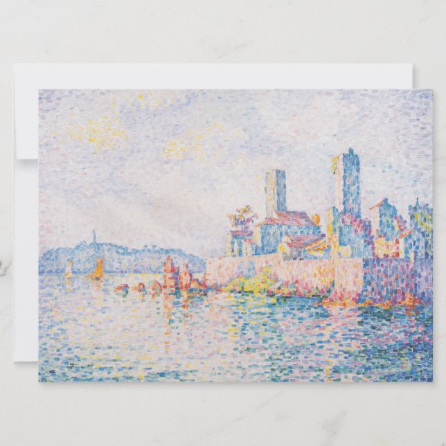 Tornen Antibes (av Paul Signac) Kort (Framsida)