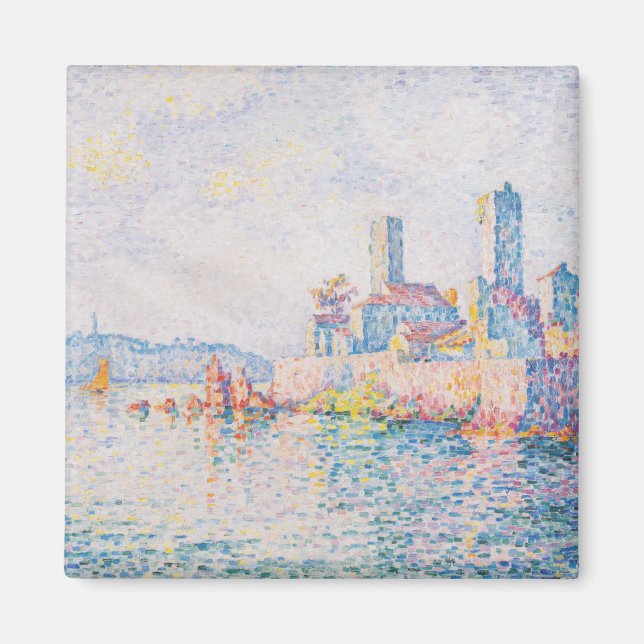 Tornen Antibes (av Paul Signac) Magnet (Framsidan)