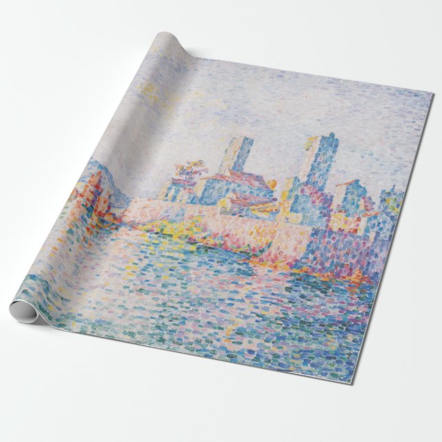 Tornen Antibes (av Paul Signac) Presentpapper (Utrullad)