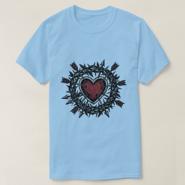 Törnen & Pilar | Vintage Tattoo Flash Heart Tee (Design framsida)