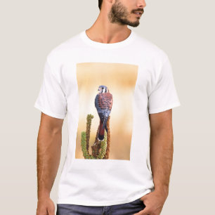 Tornfalk, Falco sparverius, Ursprunglig i USA & Ka T Shirt