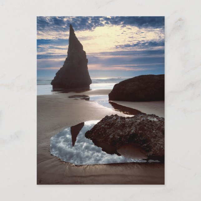 Törnformad havsstack | Face Rock Wayside, OR Vykort (Framsida)