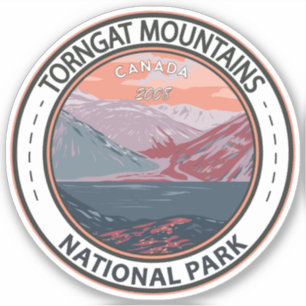 Torngat Mountains National Park Canada Vintage Klistermärken