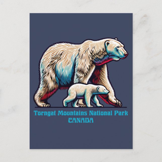 Torngat Mountains National Park Canada Vykort (Framsida)