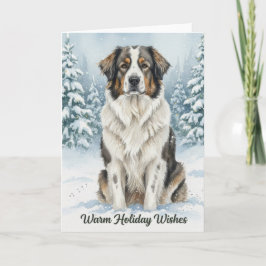 Tornjak in Winter Wonderland Holiday Card Helgkort