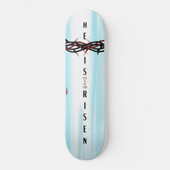 Törnkrone Kors Mini Skateboard Bräda 18,5 Cm (Framsida)