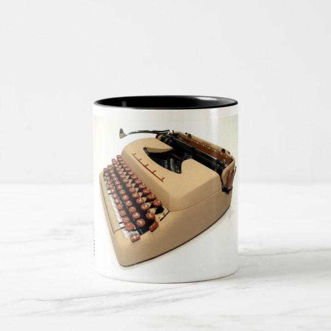 Tornpresidentskrivmaskin Två-Tonad Mugg (Center)