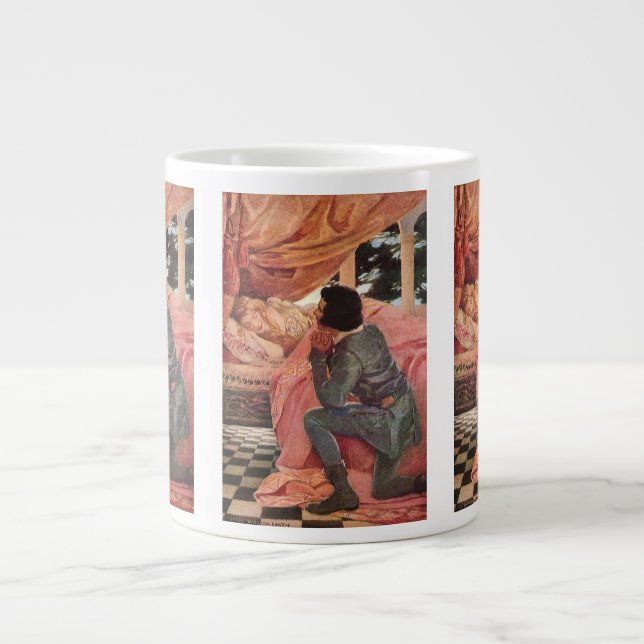 Törnrosa av Jessie Willcox Smith Jumbo Mugg (Framsidan)