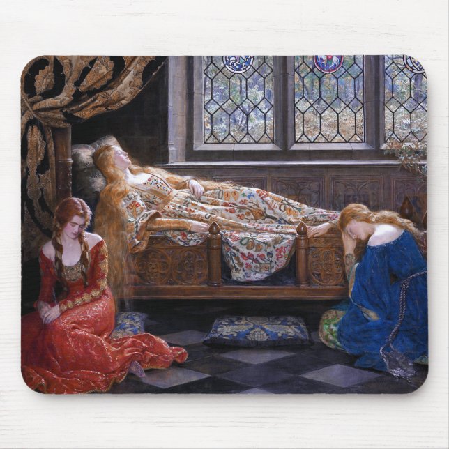 Törnrosa, c. 1921 av John Collier Musmatta (Framsidan)
