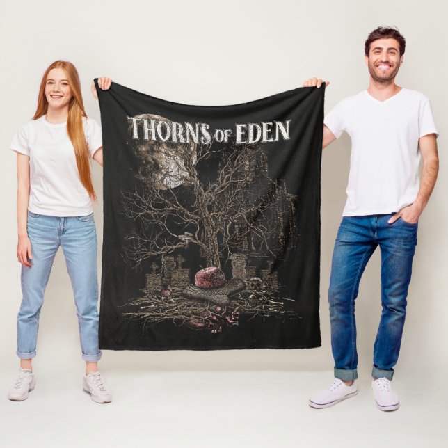 Torns Eden - Gotisk Streetwear-design Fleecefilt (På plats)
