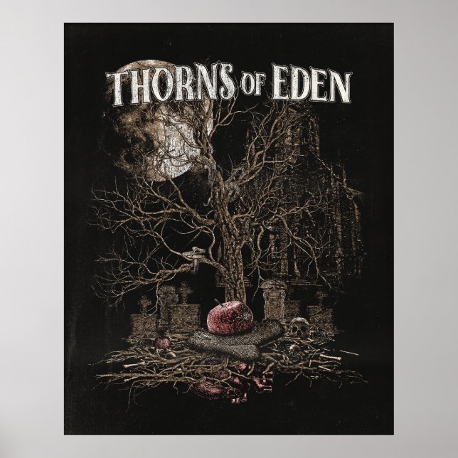 Torns Eden - Gotisk Streetwear-design Poster (Framsidan)