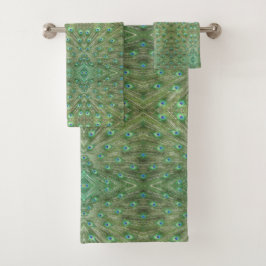 Tornuppsättning - Peacock Feathers