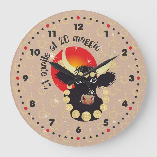 Toro 21 aprile al 20 maggio Orologio Stor Klocka (Framsida)