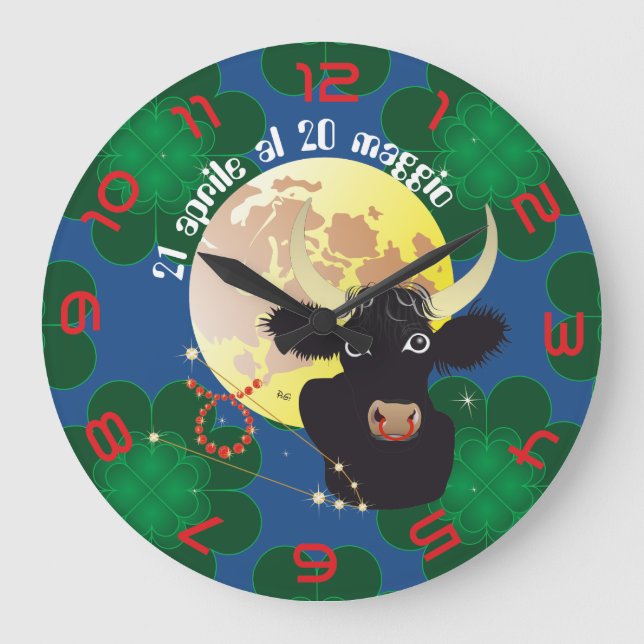 Toro 21 aprile al 20 maggio Orologio Stor Klocka (Framsida)
