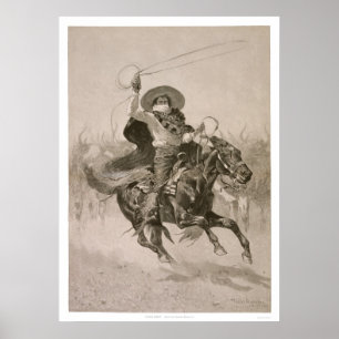 Toro Toro av Frederic Remington Poster