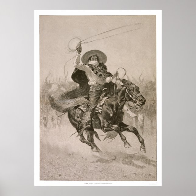 Toro, Toro av Frederic Remington Poster (Framsidan)