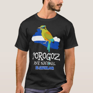 Torogoz Ave Nacional El Salvador National Bird T Shirt