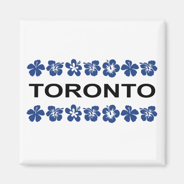 Toronto Aloha Bands Blue Light-Färg Magnet (Framsidan)