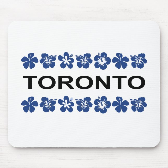 Toronto Aloha Bands Blue Light-Färg Musmatta (Framsidan)
