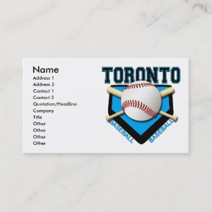TORONTO BASEBALLVISITKORTAR VISITKORT