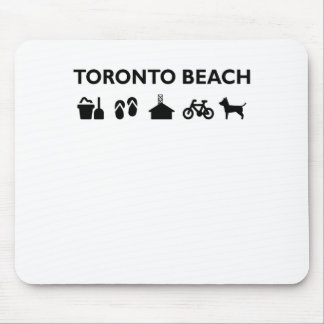 Toronto Beach Icons Monotone Black Musmatta