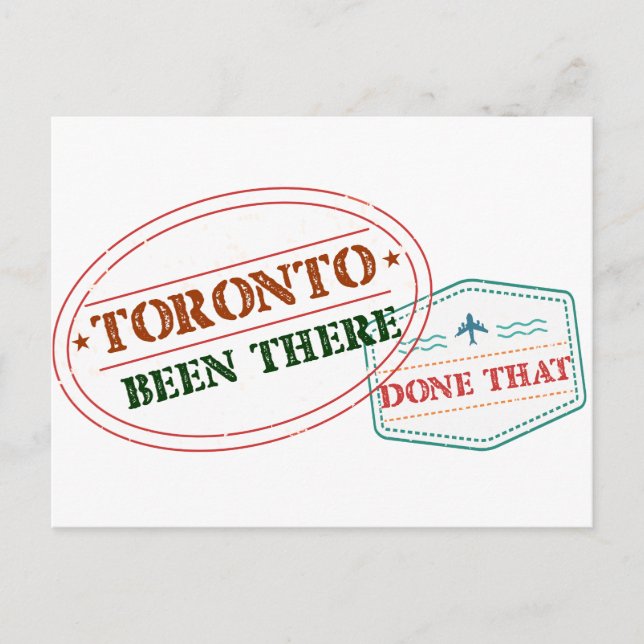 Toronto Been där gjorde det Vykort (Framsida)